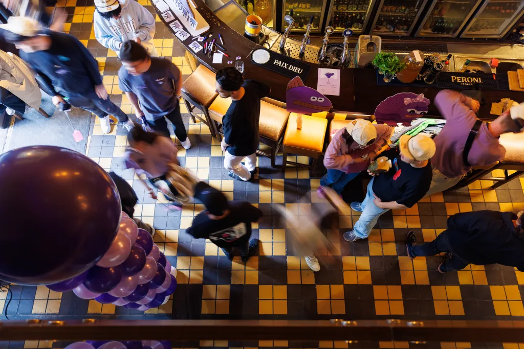 Photo of a Monad event with the community.